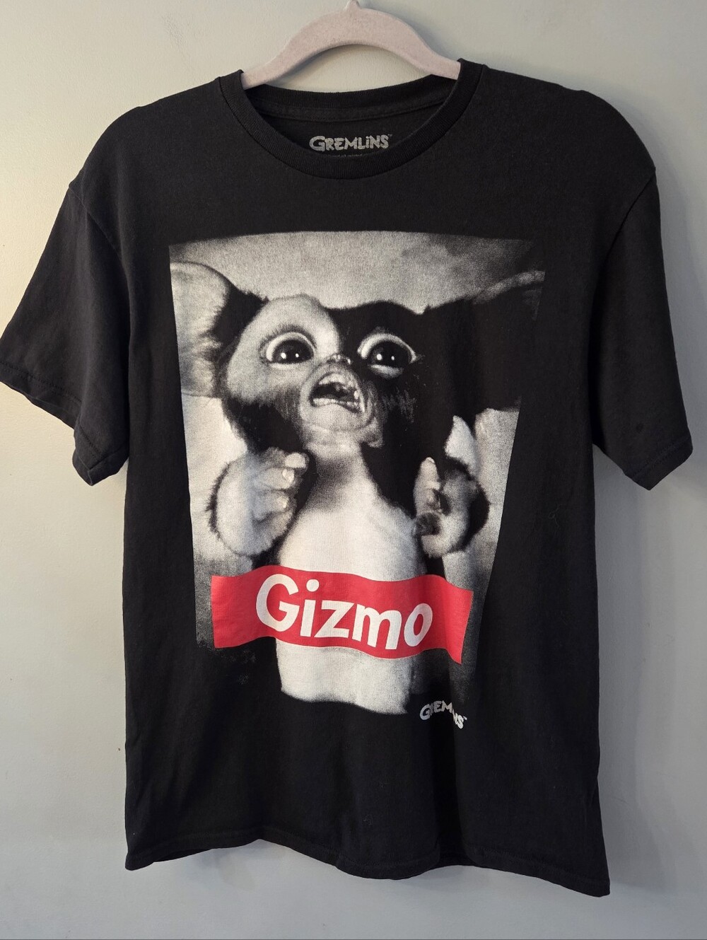 Gizmo Gremlins Warner Brothers Men’s Sz Medium T Shirt Black Funny Horror Movies